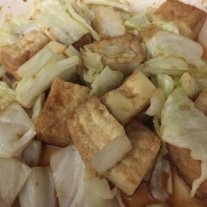 厚揚げの回鍋肉風